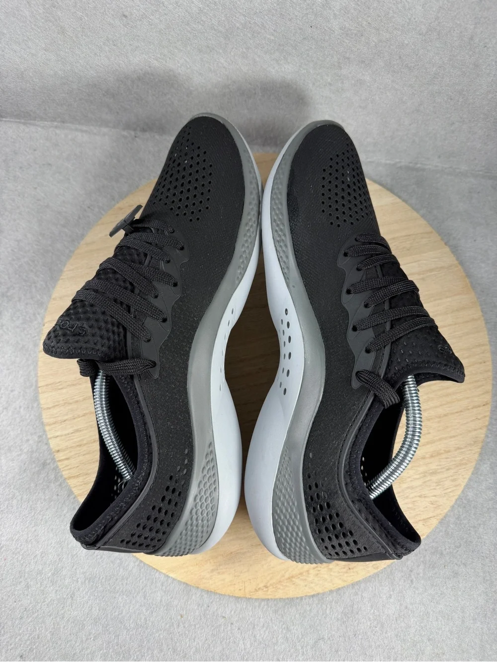 Crocs LiteRide 360 Pacer Black Slate Gray Men's Size 12 Sneaker 206715